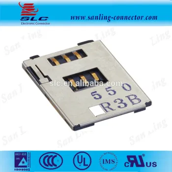 6Pin 8Pin Smart Card Micro Sim Card Connector