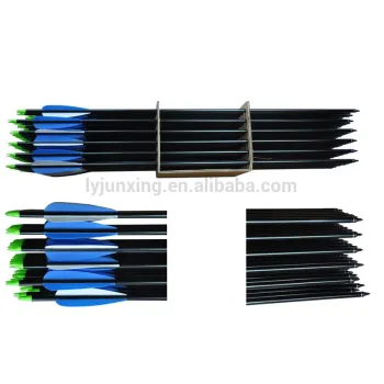 JX030A 30" aluminum arrow with changeable arrow head for compound bow with aluminum arrow