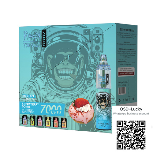 Hot Sale RandM Tornado 7000 Puffs Disposable Vape