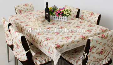 polyester damask table cloth fabric