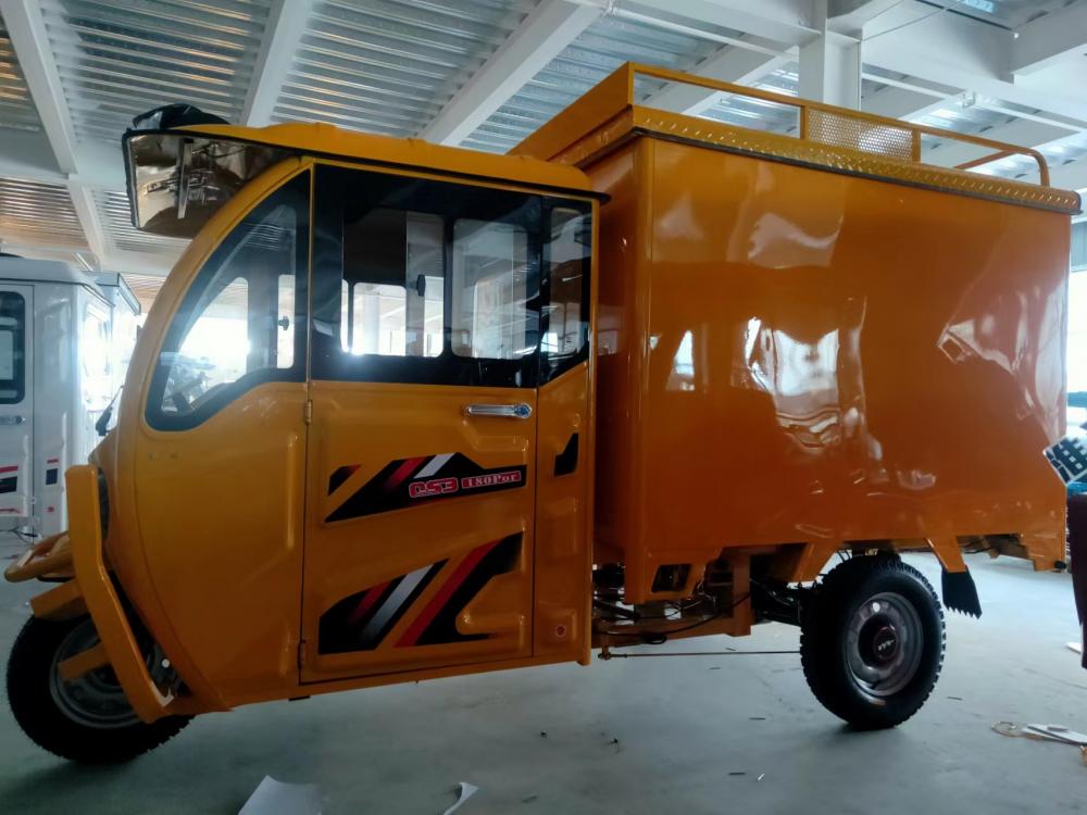 Orange Electric Tricycle