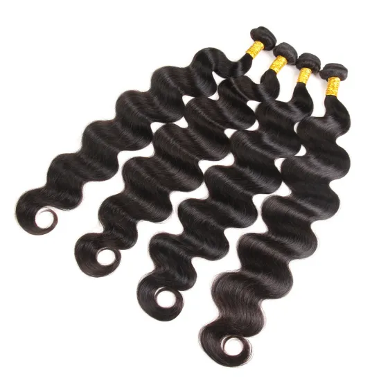 Brazilian Body Wave Hair 100% Remy Human Hair Weave Bundles Long Length Natural Color 1 3 4 bundles Extensions 30 Inch Bundles