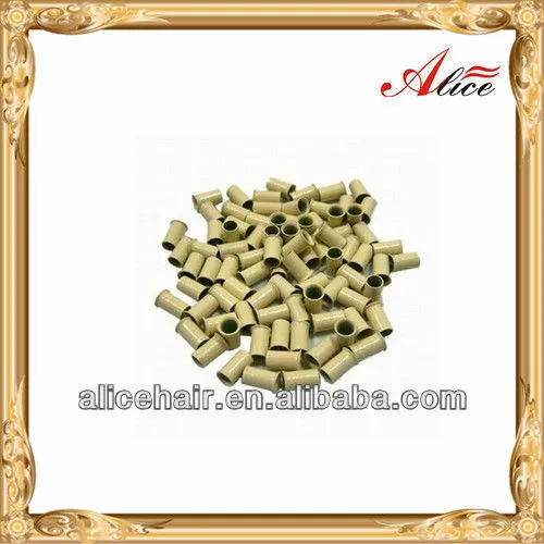 Wholesale price hair exension copper micro rings