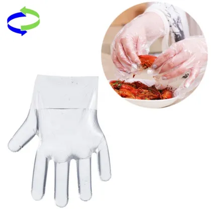 Biodegradable PE Gloves - Plastic Kitchen Gloves, Waterproof & Cleanable