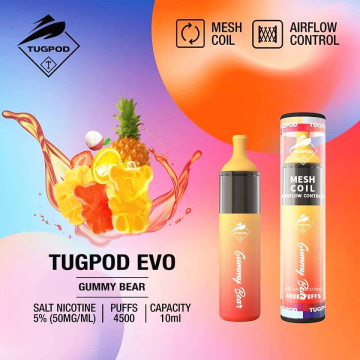 Disposable Vape Device Tugboat Evo 4500 Tropical Ice