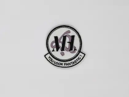 Embroidery logo on felt cloth