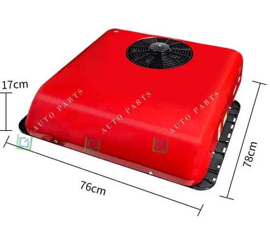 Universal 12V/24V Electric Inverter Air Conditioner for Trucks, Vans, and Buses