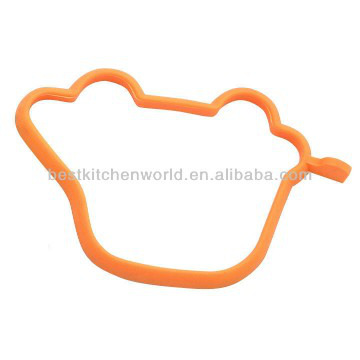 2014 new designs cake tools food safety silicone egg ring