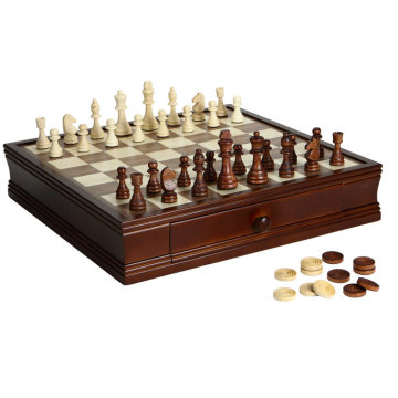 2-in-1 Luxury Wooden Chess and Chinese Checkers Game Set: The Perfect Combination of Classic Board Games