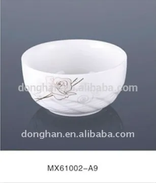 embossed porcelain bowl made in china