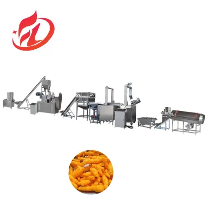 China Niknaks Cheetos Snacks Sticks Food Processing Production Extruder Machine