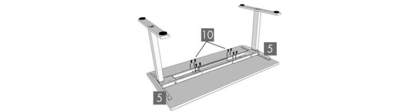 standing desk installation