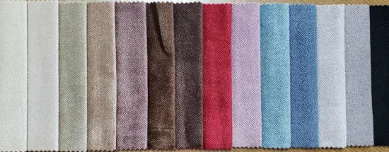 Polyester Textile Velvet Upholstery Fabric for Sofa Cover