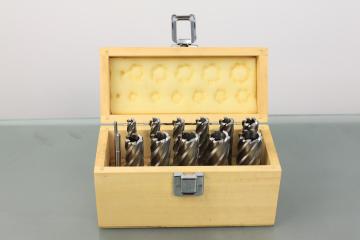 Cutting Tools with Wood Box HSS Annular Cutter Set (DNHX)