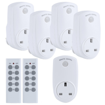 Великобритания подключите Smart Home Demote Control Power Socket - RF -контроль