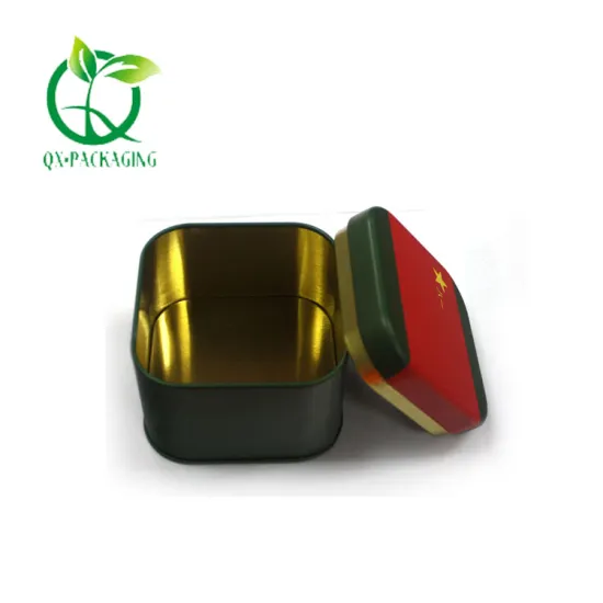 Small aluminum candle tins