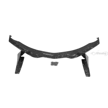 Stage 3 CF Car Front Lip with Big Canards for Chevrolet Corvette C7 2014-2019