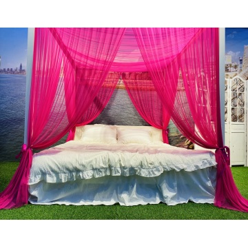 Mosquito nets Princess Bed Canopy Rose Red