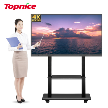Topnice 98 Inches LCD Smart Board - Interactive Whiteboard for Conferences and Teaching