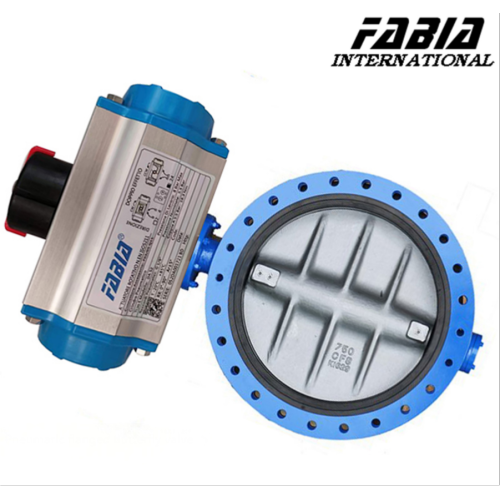 Van bướm mặt bích khí nén