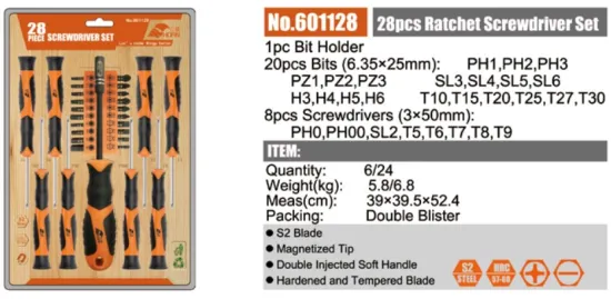 Hand Tools Sollted Screwdriver Phillips Screwdriver