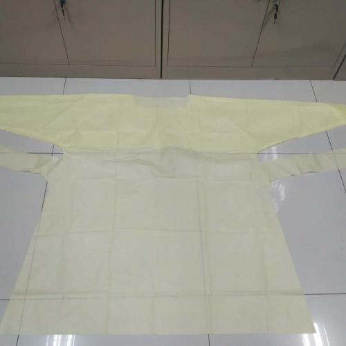 Blue/Yellow Color Personal Protective Gown