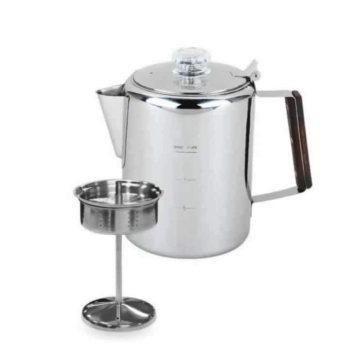 Stainless Steel Coffee Percolator Pot for Camping