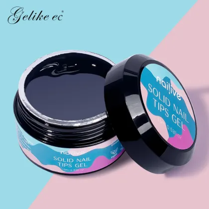 UV Gel Tips Glue Gel 15ml - Multifunctional Nail Solid Gel Stick Glue