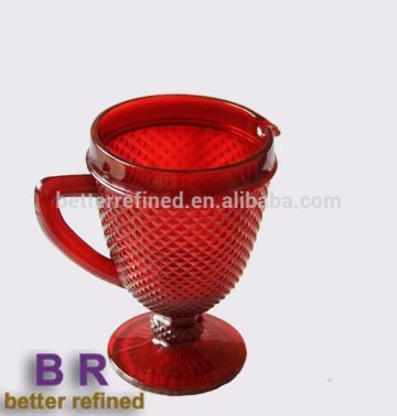 colored drinking glass tumbler