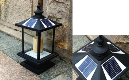 China Supplier Affordable Outdoor Garden Pillar Classic Lights