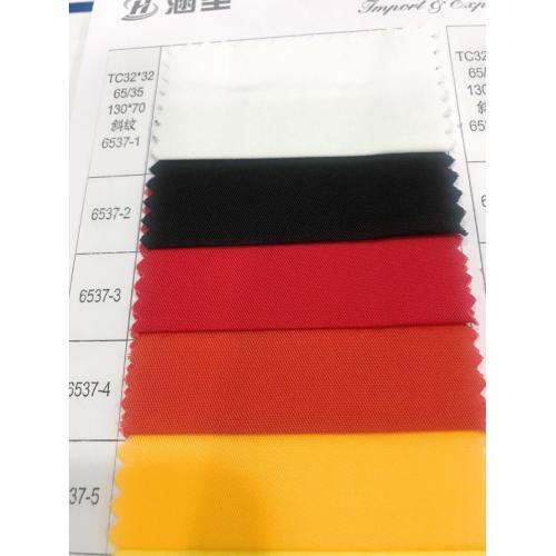 TC32 * 32 65/35 130 * 70 Twill Dyed Fabric