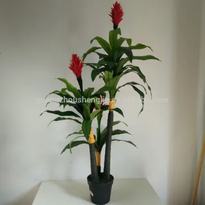three pole lucky strike flower artificial plant flower