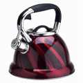 Popular stainless steel whistling stovetop kettle