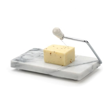 White Marble Cheese Board and Cutter Set: A Premium Kitchen Utensil for Bread and Cheese Slicing