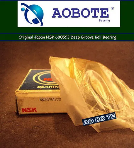 Original Japan Nsk Deep Groove Ball Bearings 6805vvc3 High Precision