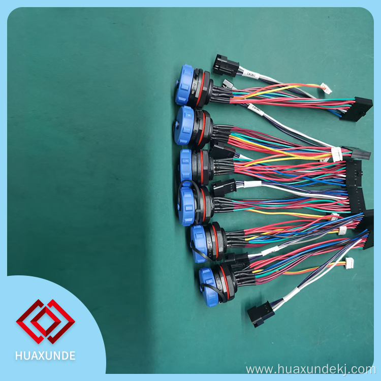 Wire harnesses for industrial control equipment