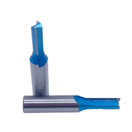 Two Flutes Straight Bits End Mill Woodworking Cutting Tools - Router Bits for Solid Wood