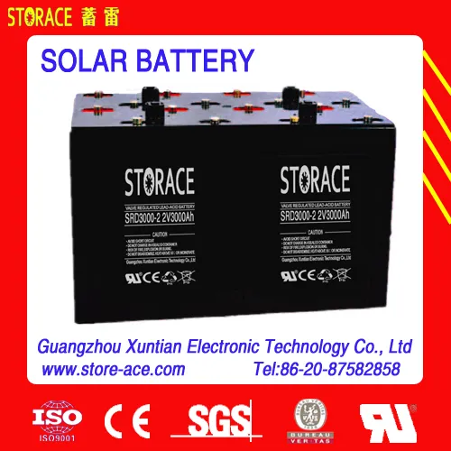 Deep cycle Battery 2v 3000ah Sealed Rechargeable Solar Accumulator (SRD3000-2)