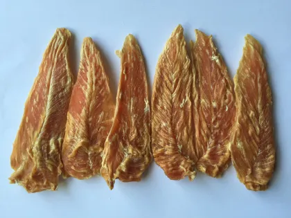 Organic natural chicken jerky dog snacks