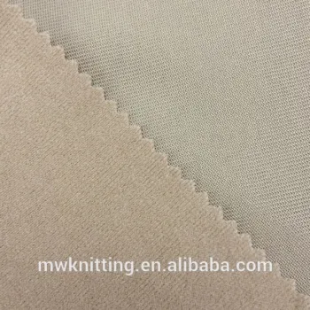 Brushed tricot dazzle fabric for formal dresses for women with high quality