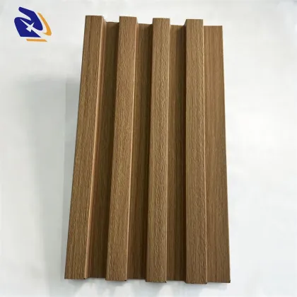 3D Log Wood Grain Embossed PS Wall Panel for Modern Interior Wood Wall Panels