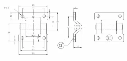 Trailer Profile Hinge Toolbox Hinge Flush Hinge Trailer Hinge
