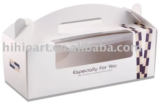 Nice Design Mousse cake Box with Handle