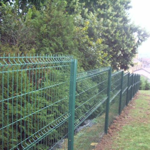 PVC coated 3d fence/curvy welded fence