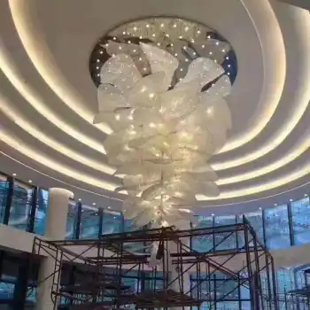Modern Light Luxury Customized Crystal Chandelier LED Pendant Light