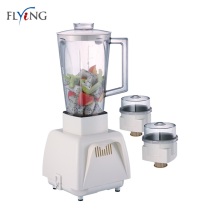 White Table Blender With Coffee Grinder Attachment