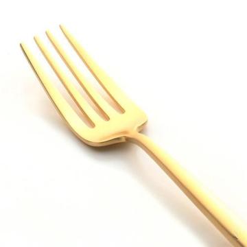 Golden spray painted Fork