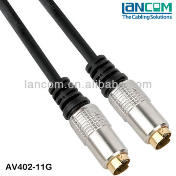 Metal Plug High Speed Separate Video Cable Min 4pin to Min 4pin