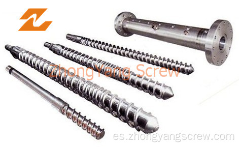 Tornillo y barril para material de HDPE y LDPE