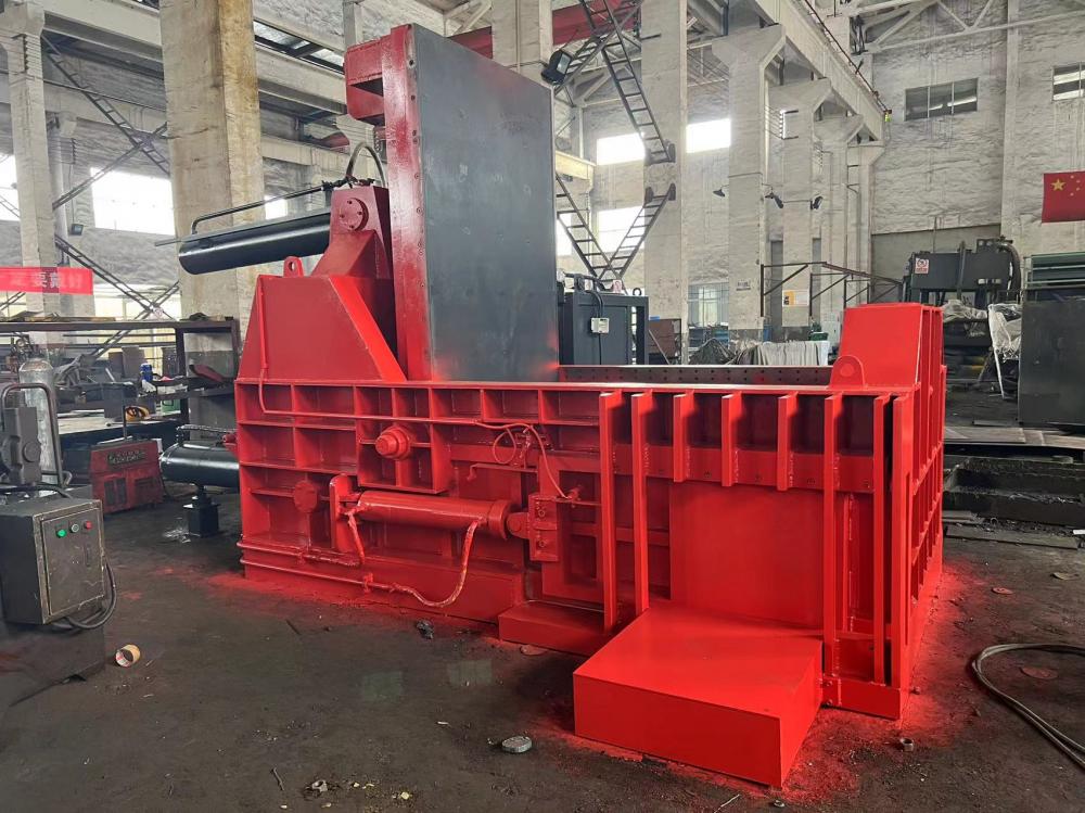 Aluminum Chips Recycling Machine Baler For Metal Scrap